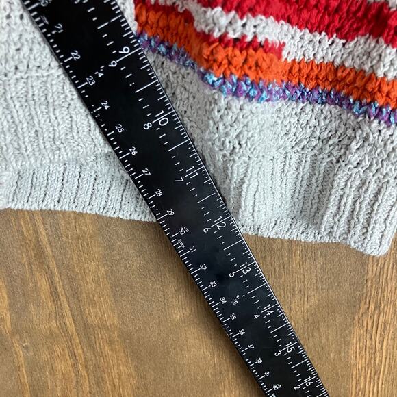 Zara Mens Shorts Gray Multicolor Stripe Pull On Knitted 36 Waist - Picture 8 of 11